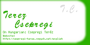 terez csepregi business card
